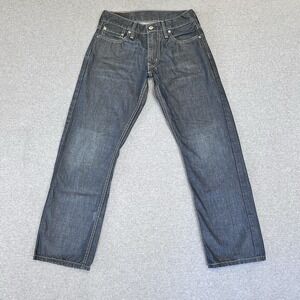 Levis 514 Jeans Mens 29X30 Blue Straight Low Rise Faded Denim